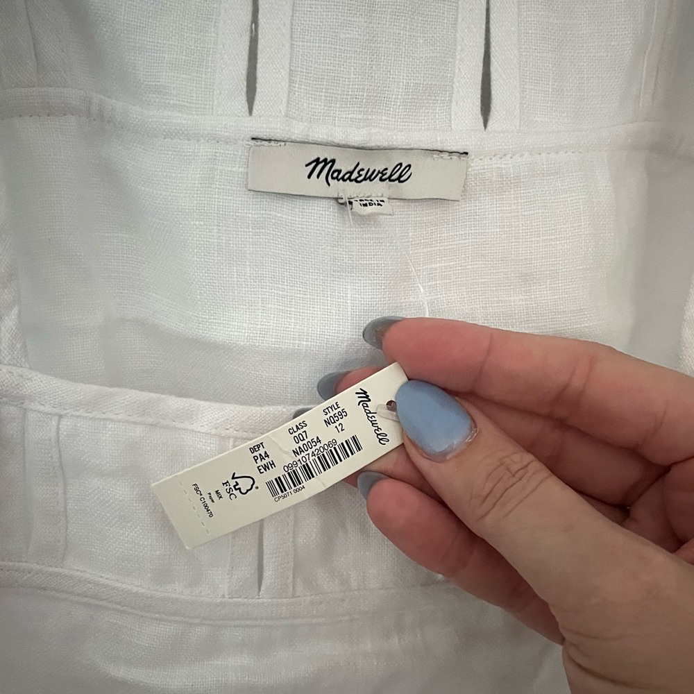 Madewell Georgia Mini Dress w/ pockets - Picture 8 of 11
